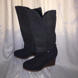 Fur-lined wedge Ugg Boots